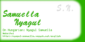 samuella nyagul business card